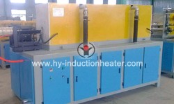 Induction bar heating machine for forging