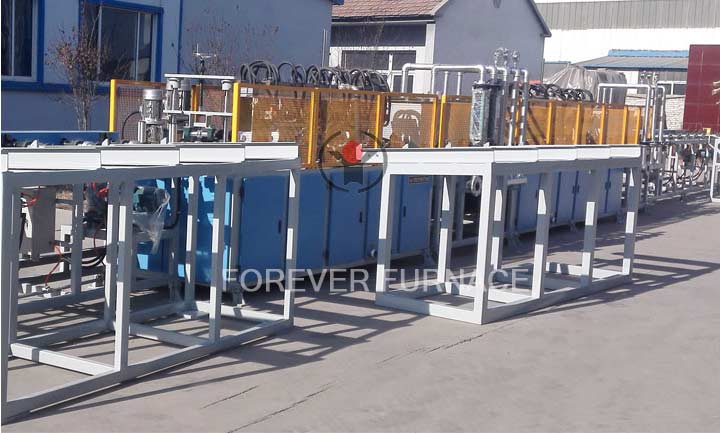 Induction long bar heat treatment machinery
