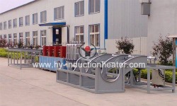 Long bar induction quenching furnace