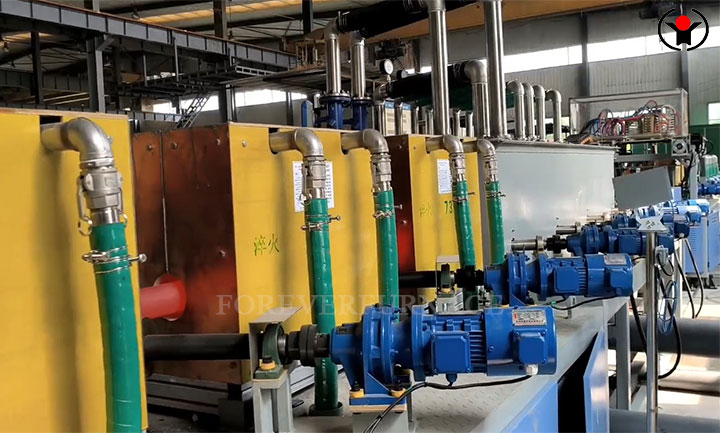 Oil Drill Pipe Induction Heat Treatment System