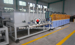 Pipe induction heat treatment machine