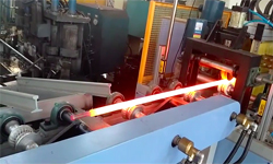 Bearing induction heat treatment production line