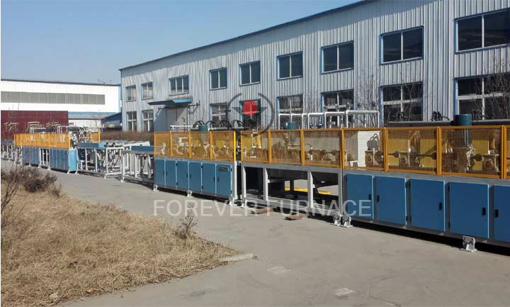 The application of deformed steel bar quenching and tempering furnace
