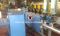 Shaft heat treatment line
