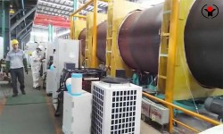 Steel pipe spraying heating equipment