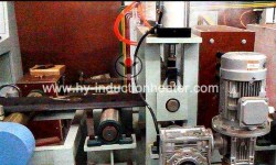 Steel plate induction hardening tempering